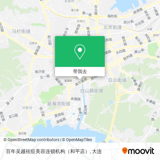 百年吴越祛痘美容连锁机构（和平店）地图