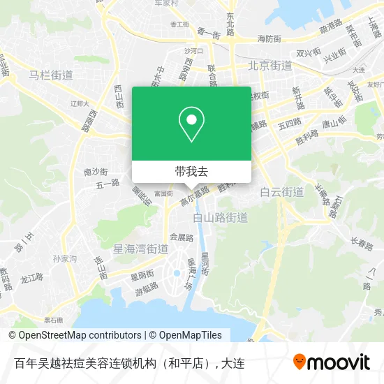 百年吴越祛痘美容连锁机构（和平店）地图