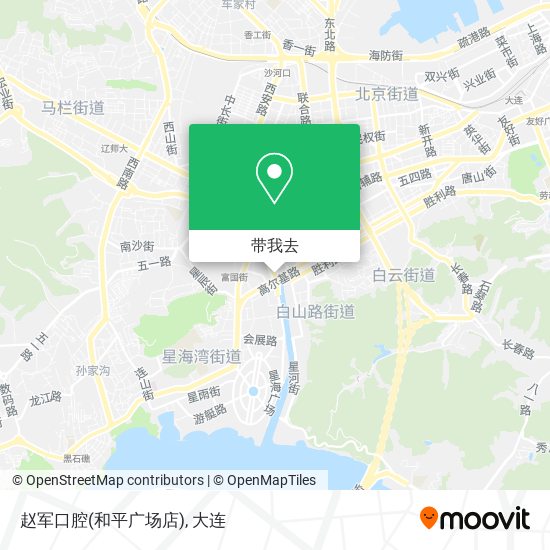 赵军口腔(和平广场店)地图