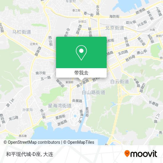 和平现代城-D座地图