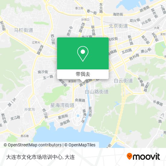 大连市文化市场培训中心地图