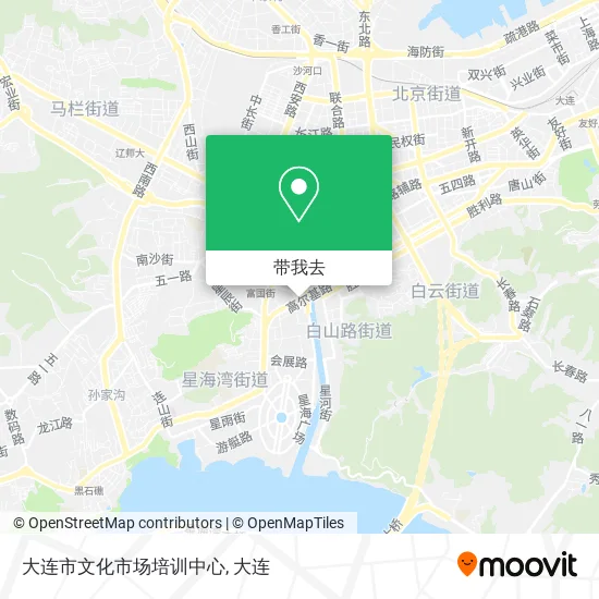 大连市文化市场培训中心地图