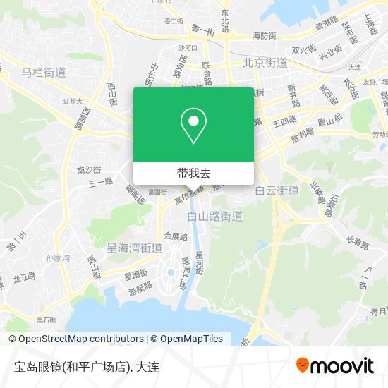 宝岛眼镜(和平广场店)地图