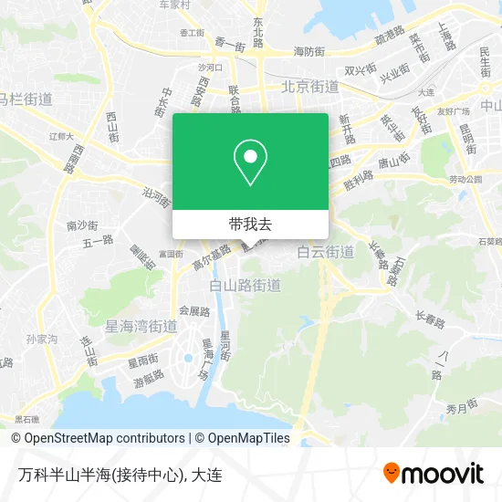万科半山半海(接待中心)地图