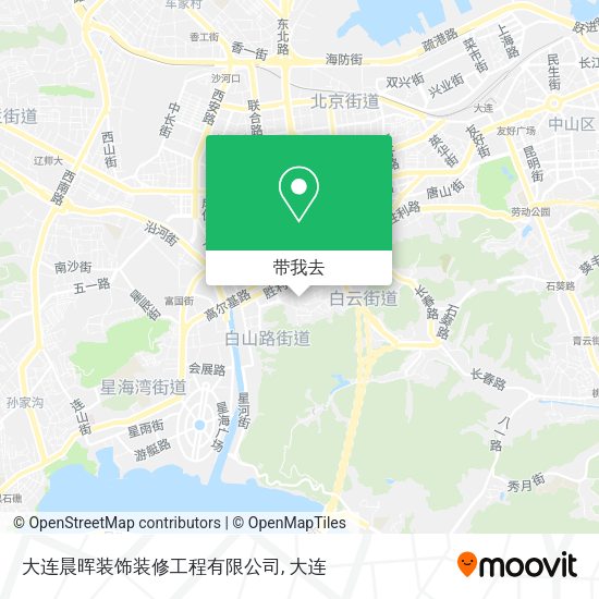 大连晨晖装饰装修工程有限公司地图