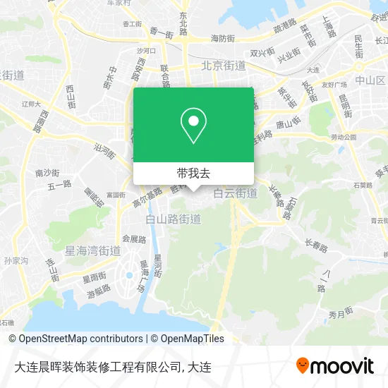 大连晨晖装饰装修工程有限公司地图