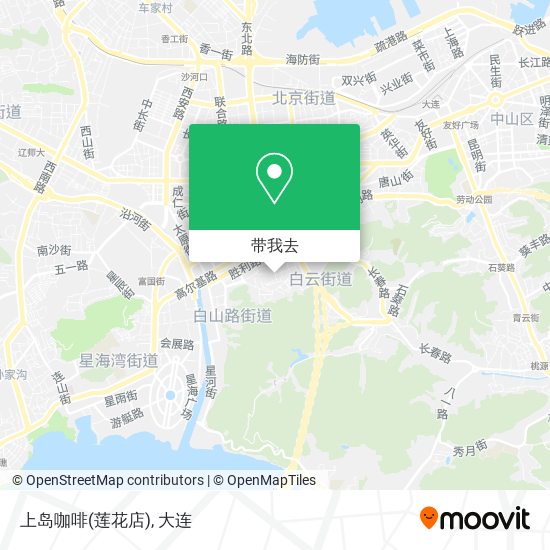 上岛咖啡(莲花店)地图