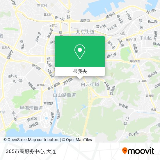 365市民服务中心地图