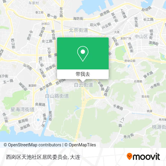 西岗区天池社区居民委员会地图