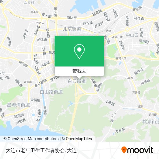 大连市老年卫生工作者协会地图