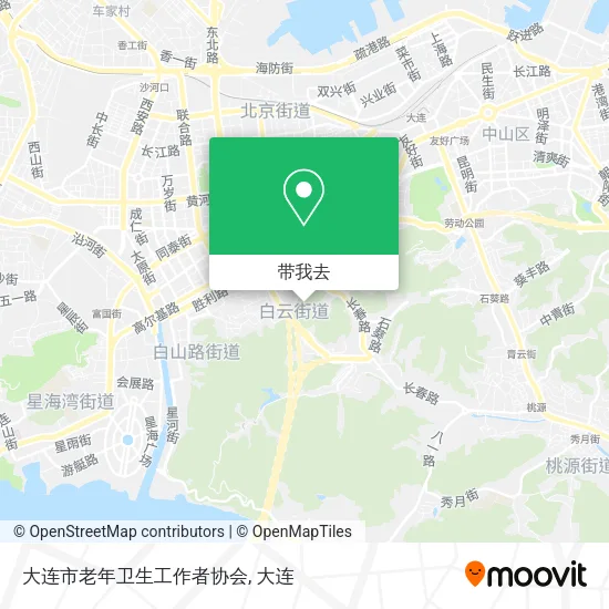 大连市老年卫生工作者协会地图