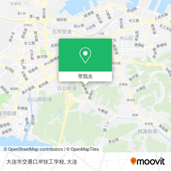 大连市交通口岸技工学校地图