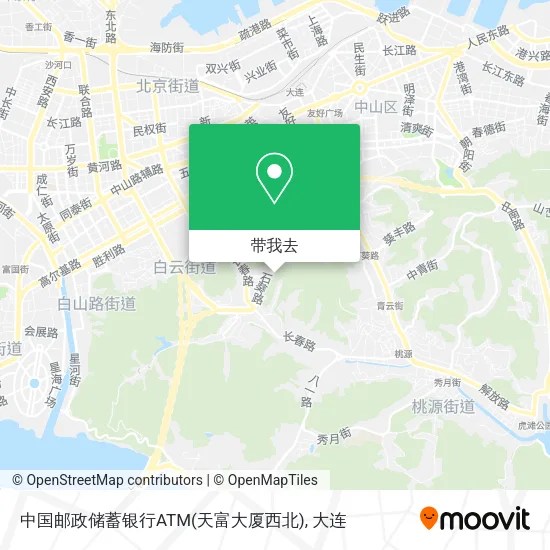 中国邮政储蓄银行ATM(天富大厦西北)地图