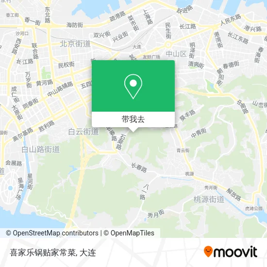 喜家乐锅贴家常菜地图
