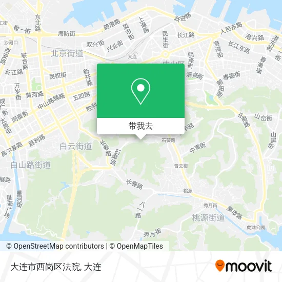 大连市西岗区法院地图