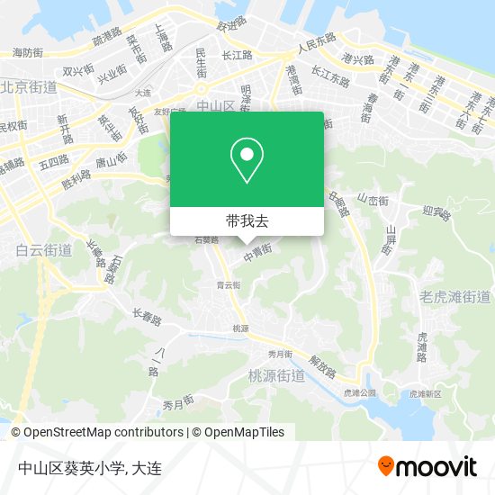 中山区葵英小学地图