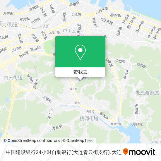 中国建设银行24小时自助银行(大连青云街支行)地图