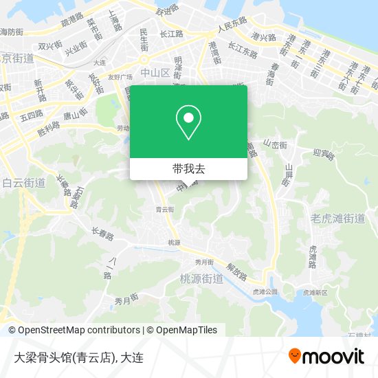大梁骨头馆(青云店)地图