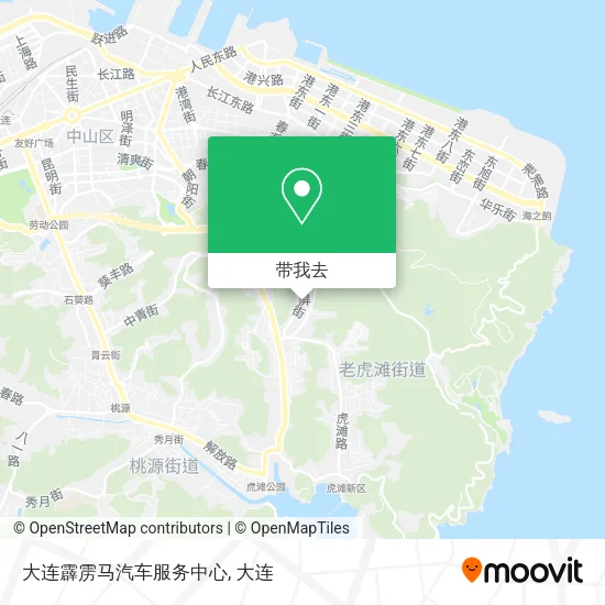 大连霹雳马汽车服务中心地图