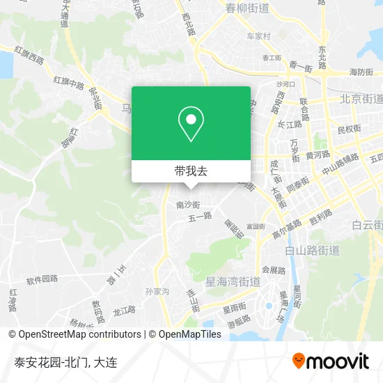 泰安花园-北门地图