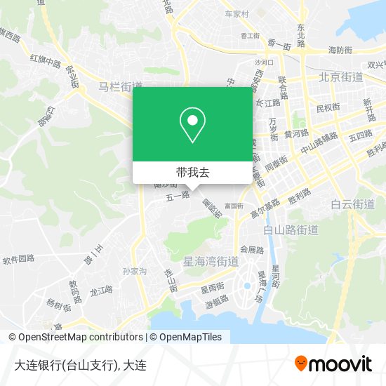 大连银行(台山支行)地图