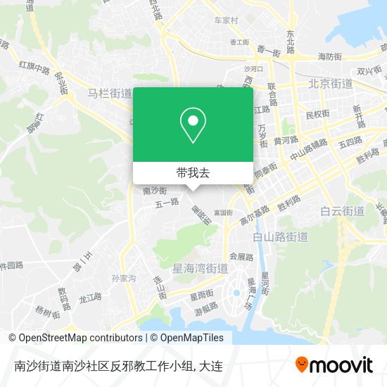 南沙街道南沙社区反邪教工作小组地图