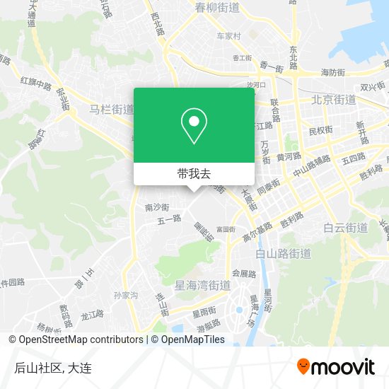 后山社区地图
