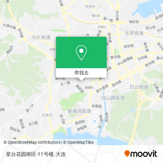 星台花园南区-11号楼地图