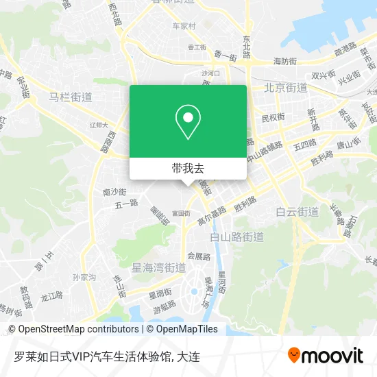 罗莱如日式VIP汽车生活体验馆地图