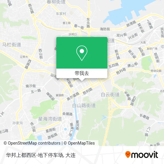 华邦上都西区-地下停车场地图