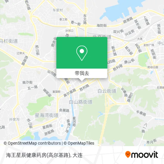 海王星辰健康药房(高尔基路)地图