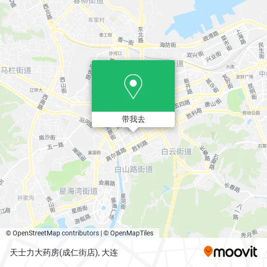 天士力大药房(成仁街店)地图