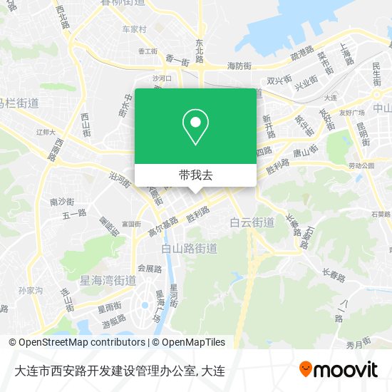 大连市西安路开发建设管理办公室地图