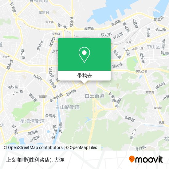 上岛咖啡(胜利路店)地图