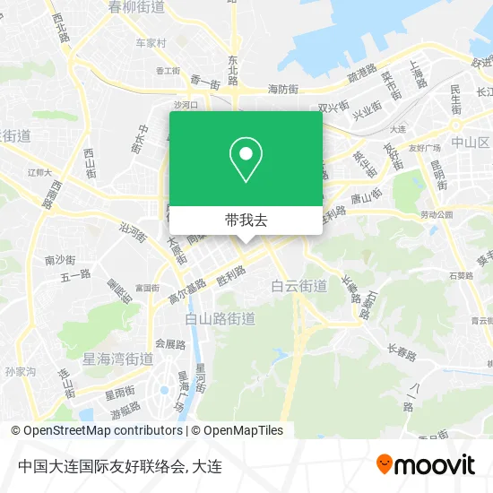 中国大连国际友好联络会地图