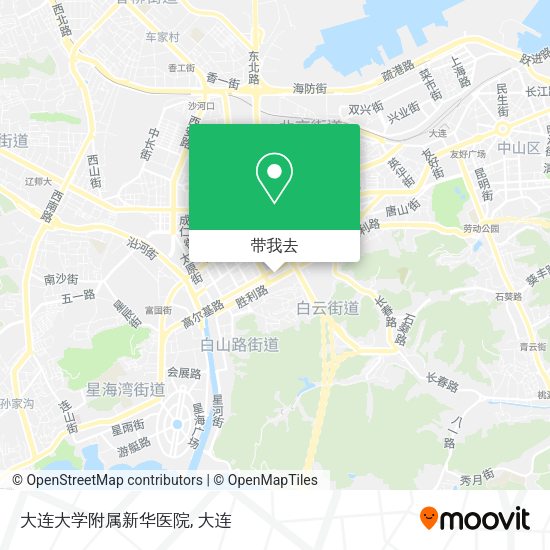 大连大学附属新华医院地图