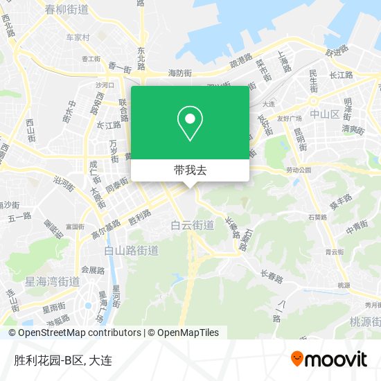 胜利花园-B区地图