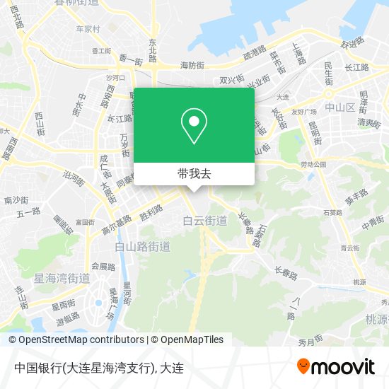 中国银行(大连星海湾支行)地图