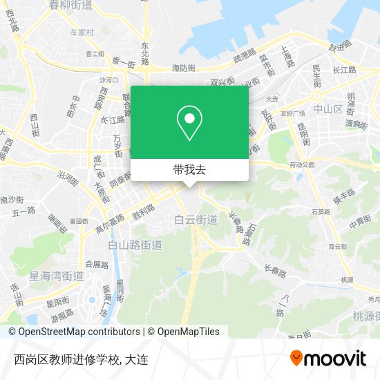 西岗区教师进修学校地图