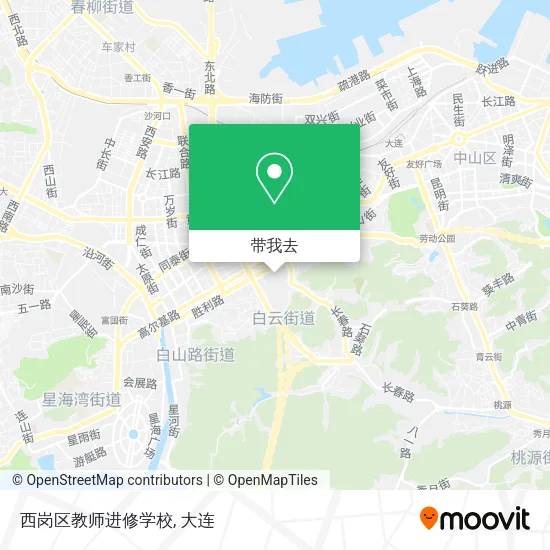 西岗区教师进修学校地图