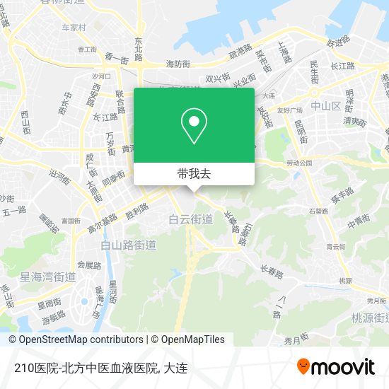 210医院-北方中医血液医院地图