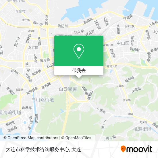大连市科学技术咨询服务中心地图