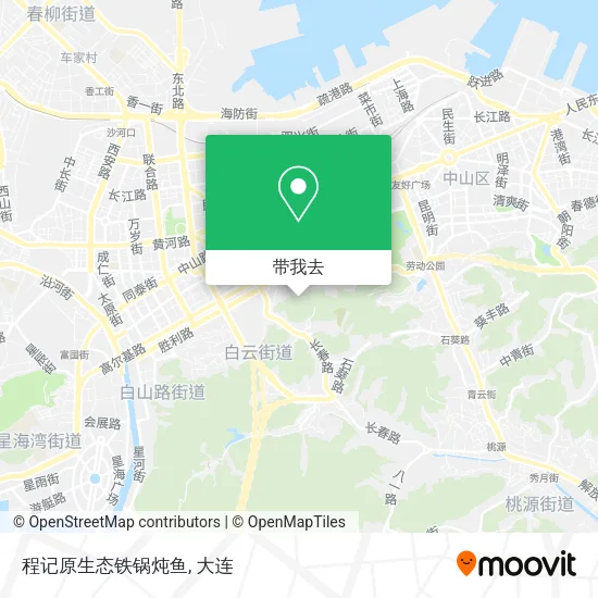 程记原生态铁锅炖鱼地图
