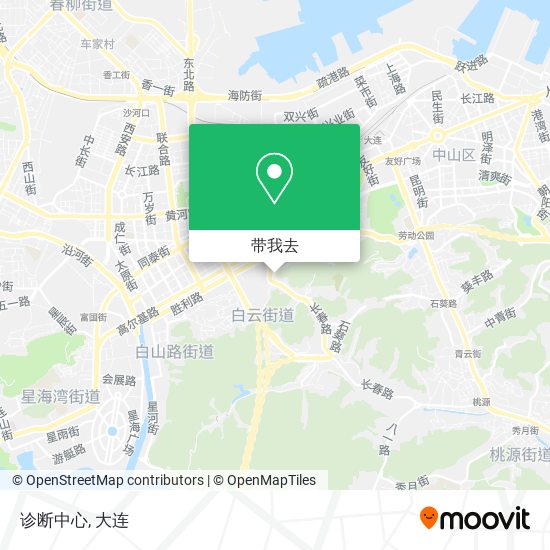 诊断中心地图