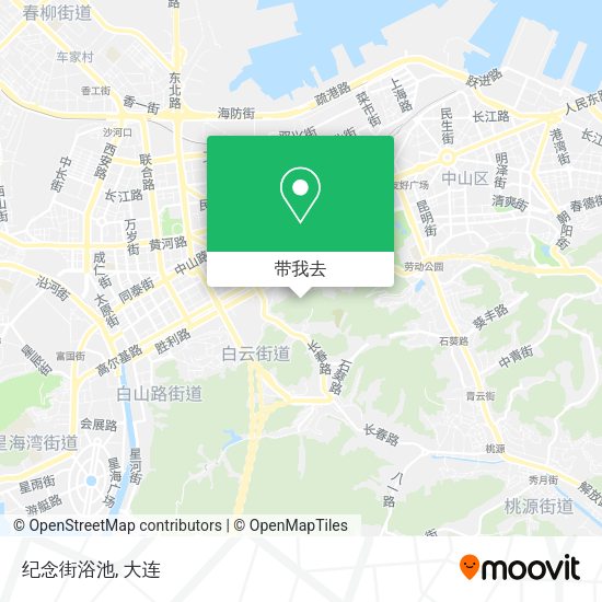 纪念街浴池地图