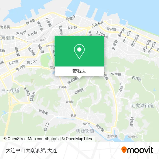 大连中山大众诊所地图