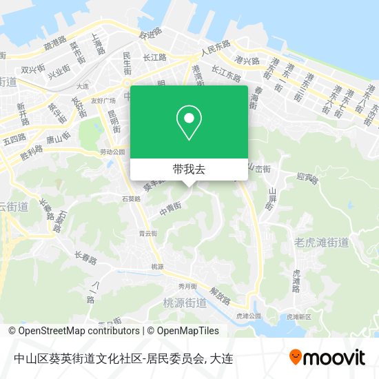 中山区葵英街道文化社区-居民委员会地图