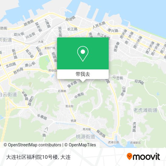 大连社区福利院10号楼地图