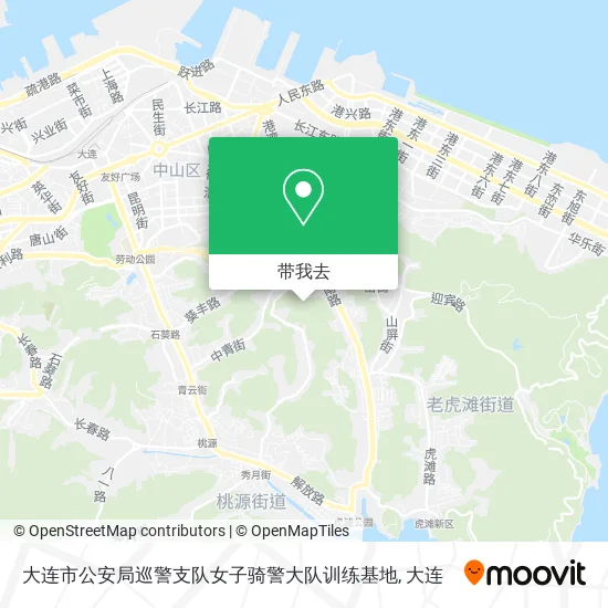 大连市公安局巡警支队女子骑警大队训练基地地图