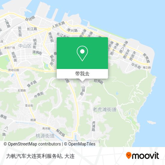 力帆汽车大连英利服务站地图